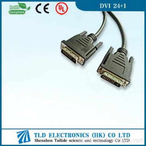 Brand New Nickel Plated DVI 24+1 Cable